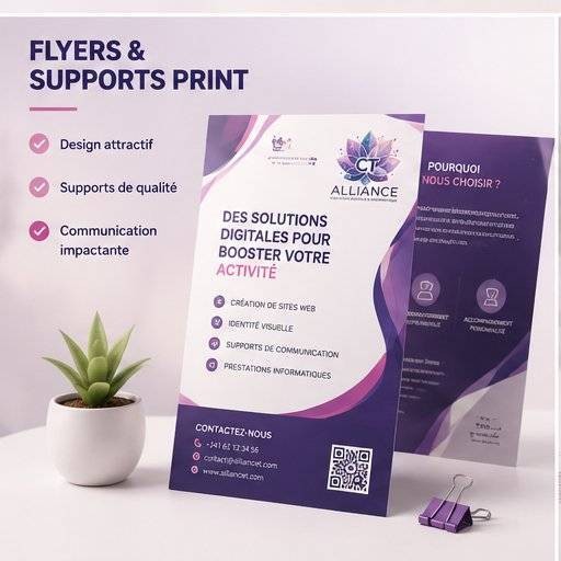 Flyers et supports print